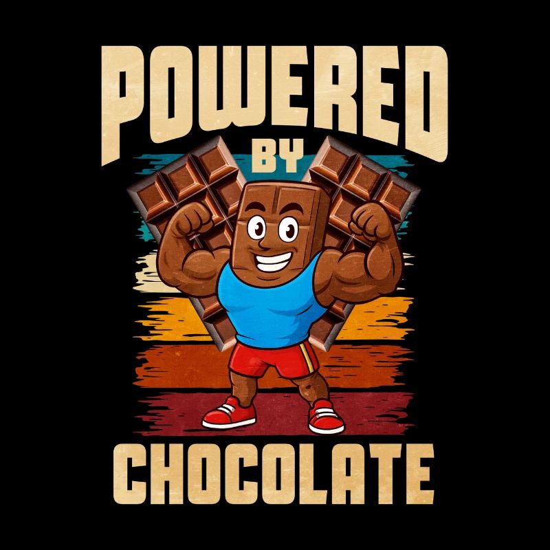 Motif de barre de chocolat puissant