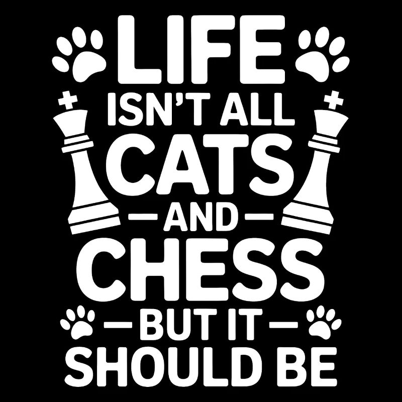 Cats and Chess Motif
