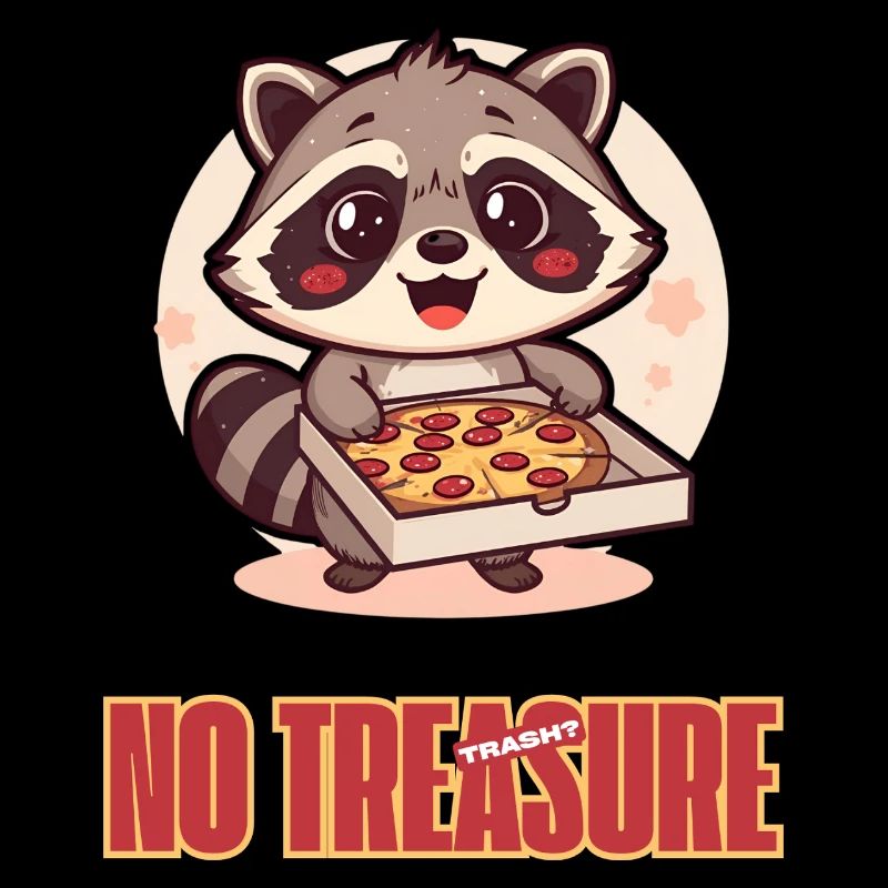 Waschbär mit Pizzaliebe - Trash? No, Treasure!