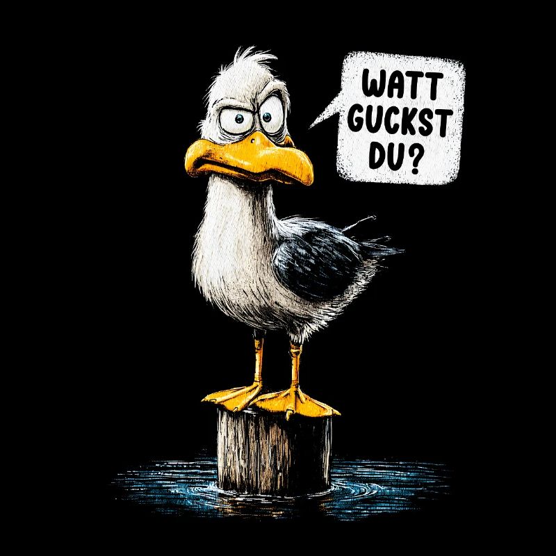 Que regardes-tu ? Drôle de mouette – humour côtier