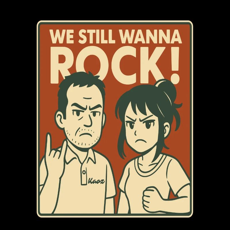 Rebellious Rock Parent Duo 