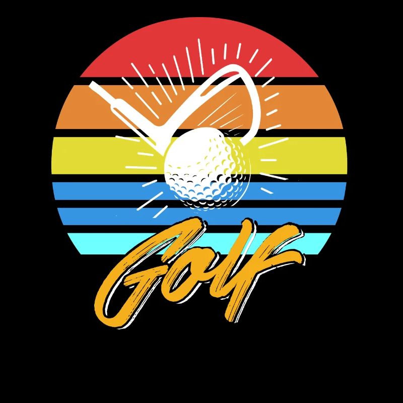 Aim for the Best Golf Motivation Retro Champion