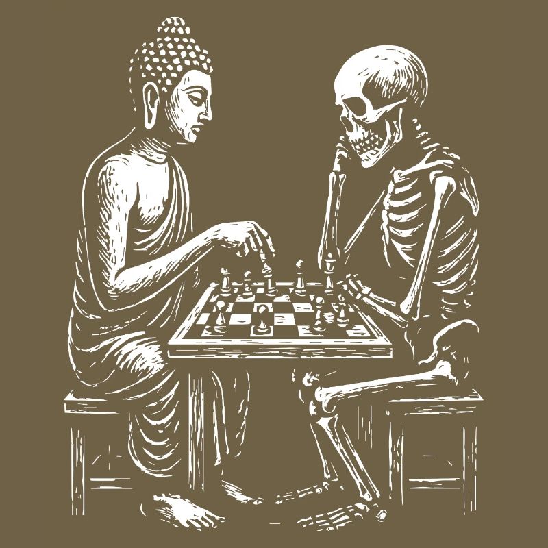 Buddha and Skeleton Chess Encounter Design
