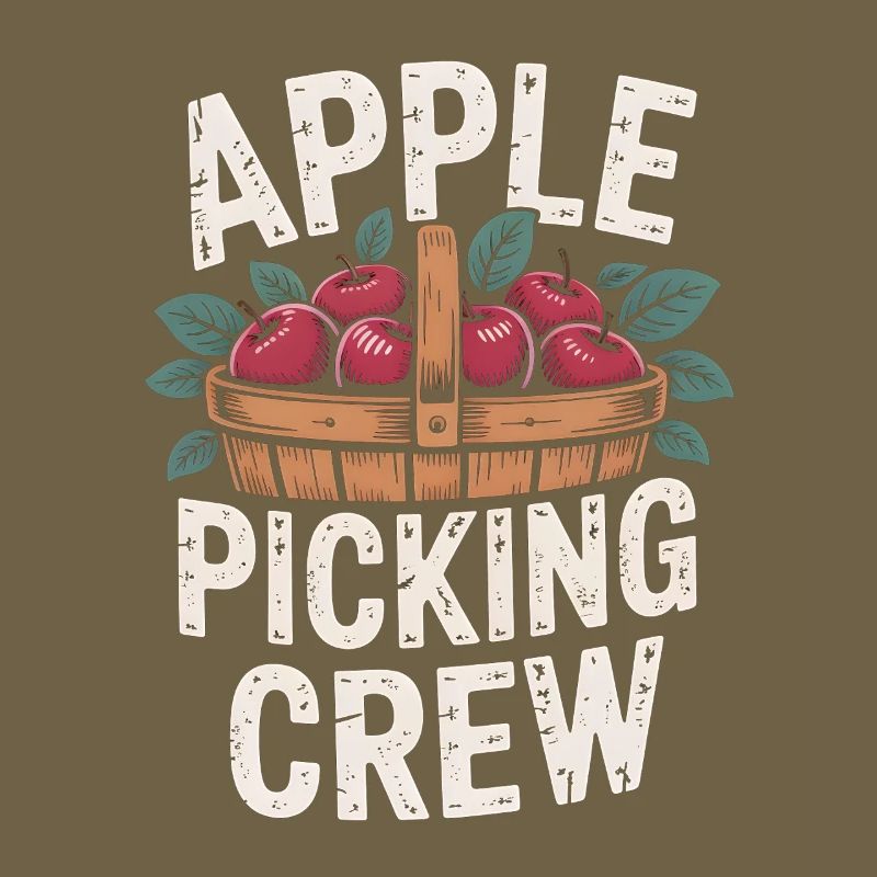 Apple Picking Crew Fall Autumn Apple Picking