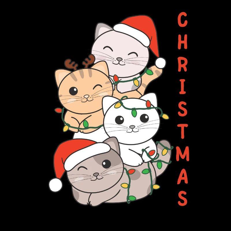 Arbre de Noël pour chats Animaux de Noël Chats
