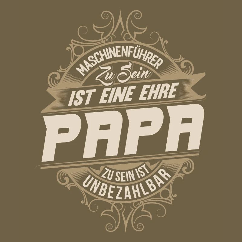 Machine operator dad