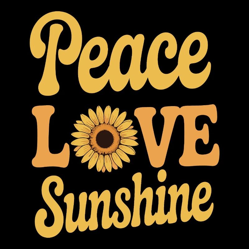 Sonnenblume - peace & love