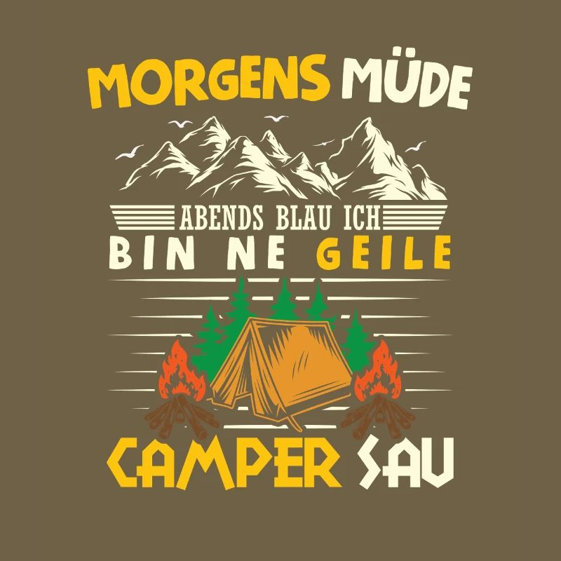 Camper Camping Caravan Saying