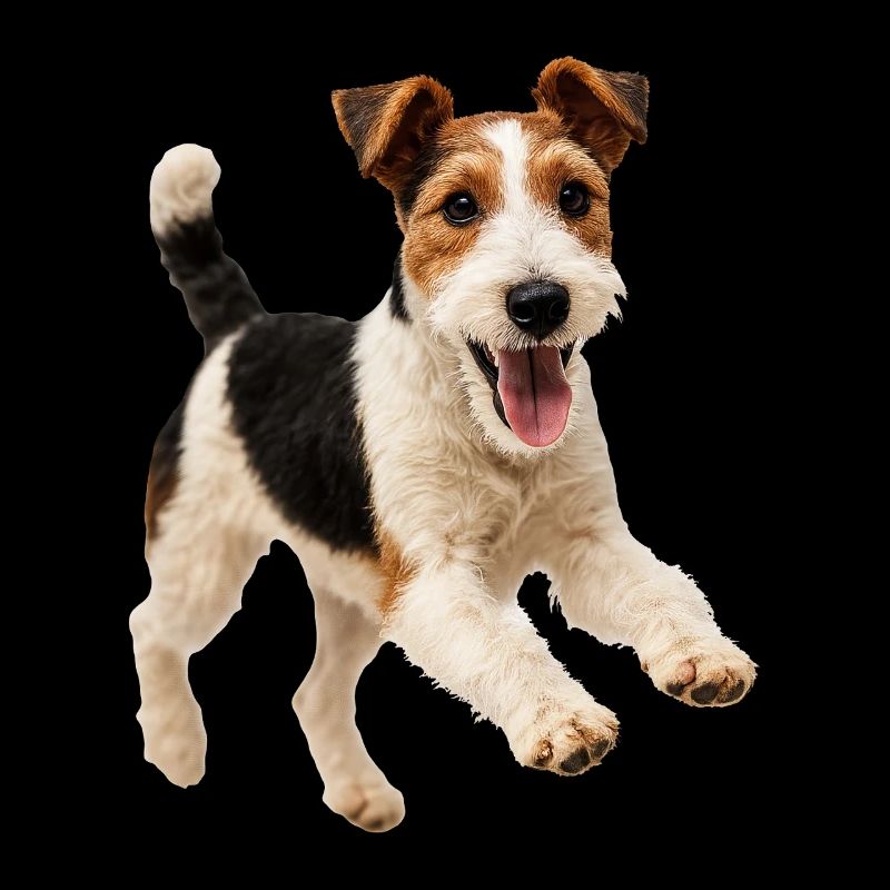 Verspielter Foxterrier Hund