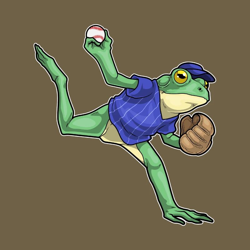 Frog Baseball Baseball Glove