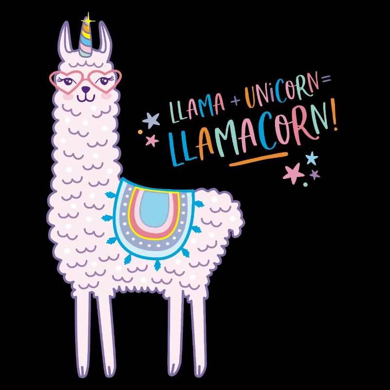Llamacorn rosa Lama Einhorn 