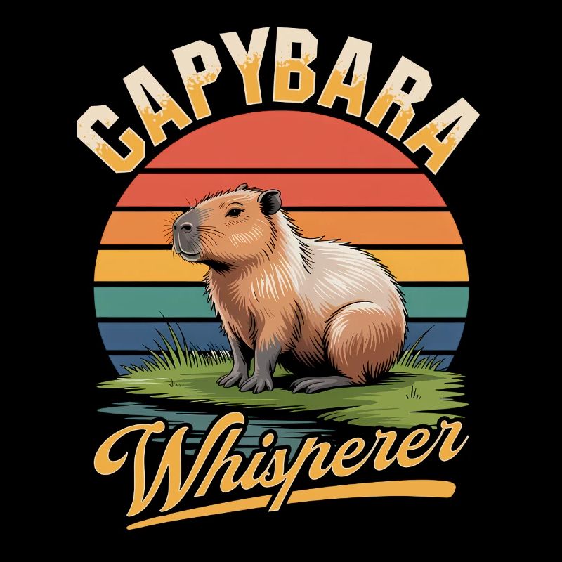 Funny aesthetic Kawaii Capybara