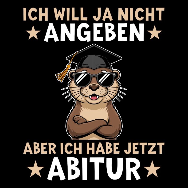 Abitur exam passed - Otter Abi graduation
