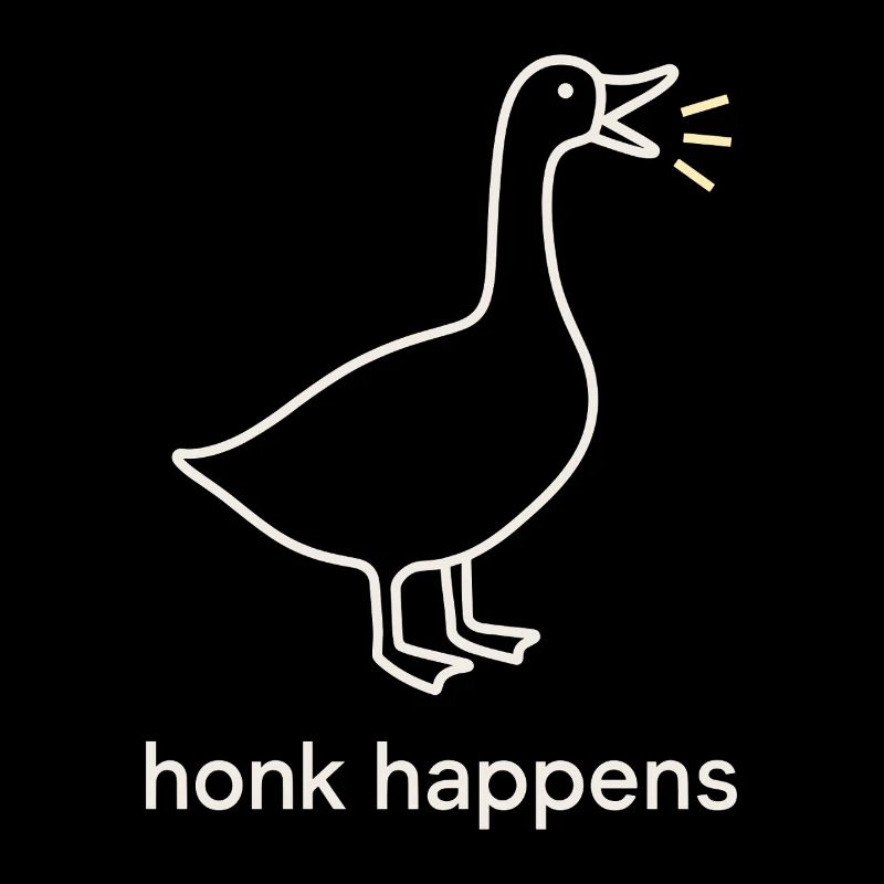 Drôle d’oies Meme Chaos Honk Certifié Silly
