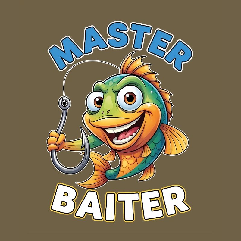Master Baiter – Lustiger Angler Spruch