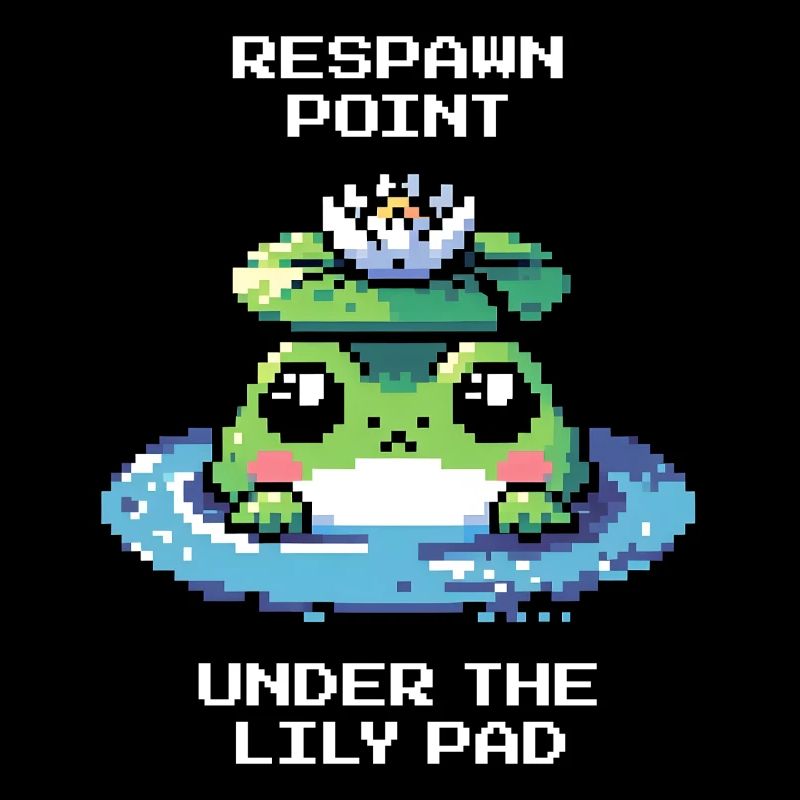 Point de réapparition : Sous le nénuphar | Grenouille, Étang