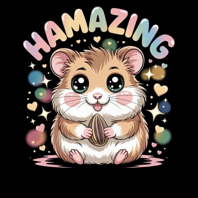 Hamazing Kawaii Hamster Samen Herzen