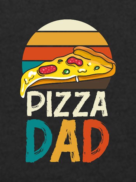 Pizza Dad Retro Logo