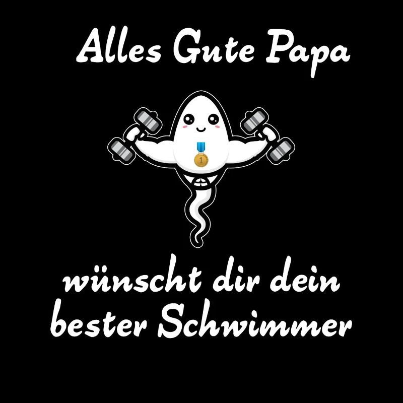 Alles Gute Papa wünscht dir dein bester Schwimmer