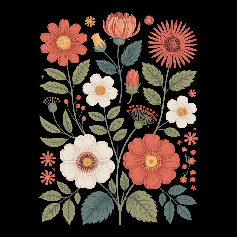 Botanical Flower Diversity Garden Meadow Nature