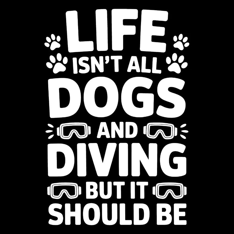 Tauchen Spruch Hunde Lustiges Tauchen Geschenk