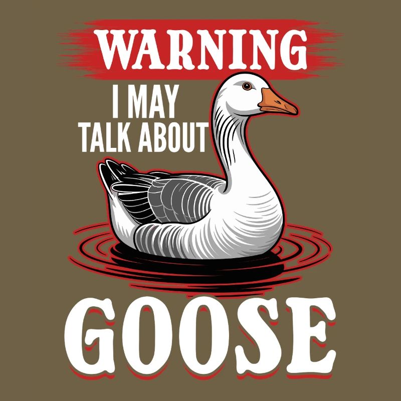 Funny Bird Goose
