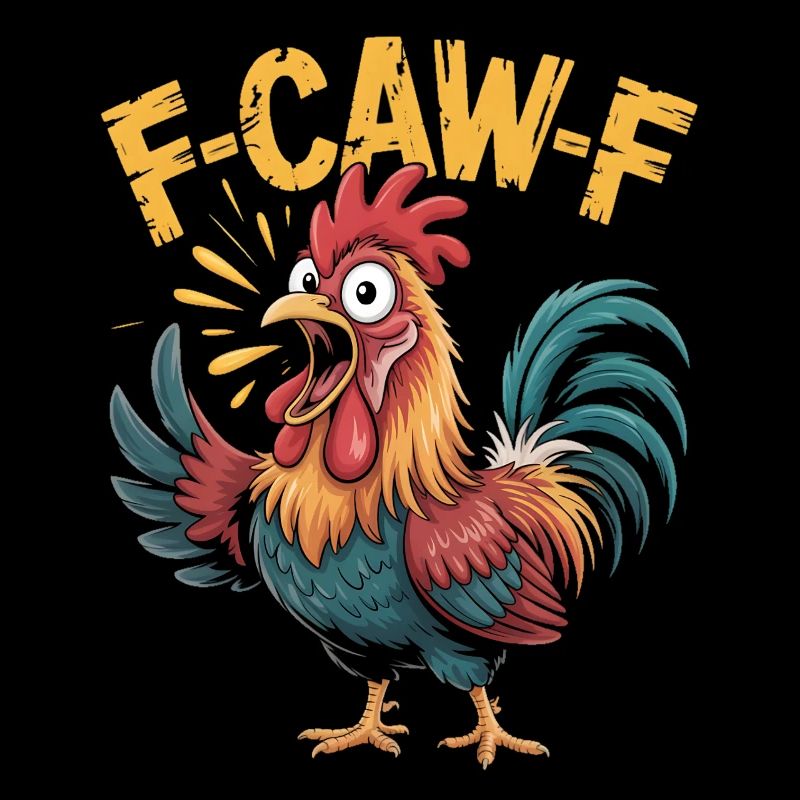 Lebendiges Hahn-FCAWF-Maskottchen