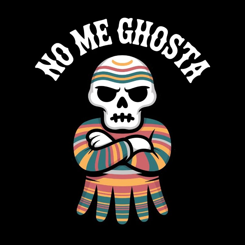 No Me Gusta Calavera Poncho
