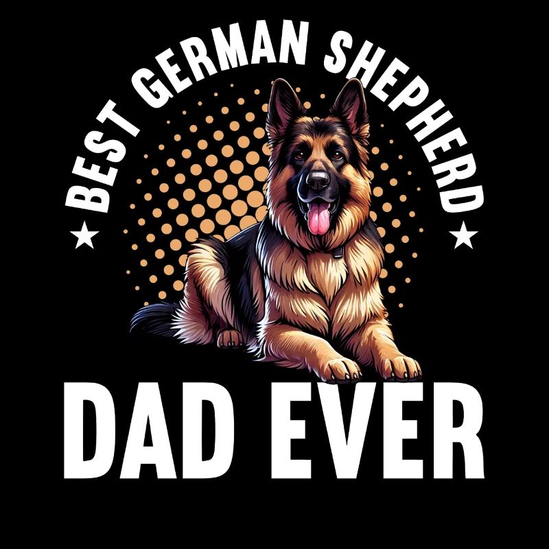 German Shepherd Dad Father's Day Father