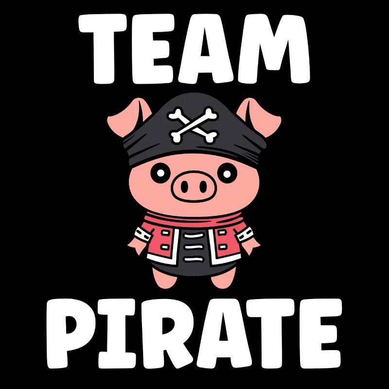 Pig Pirate Kawaii Team