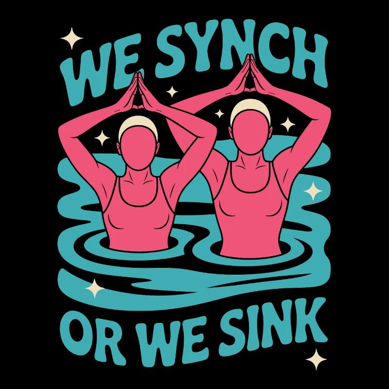 Synchronschwimmen Kunstschwimmen Wassersport