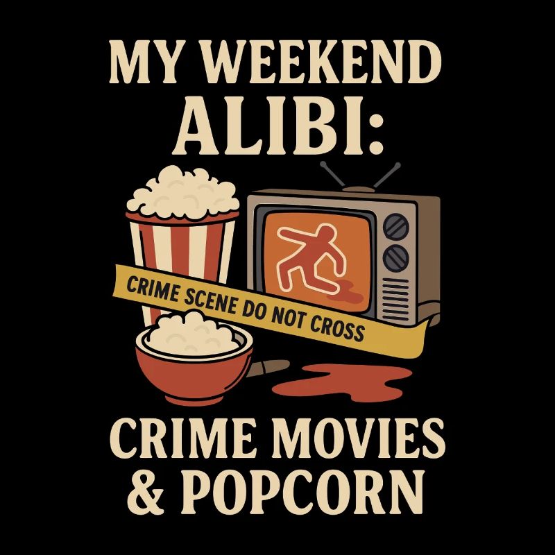 My Weekend Alibi – Films policiers et chemise pop-corn