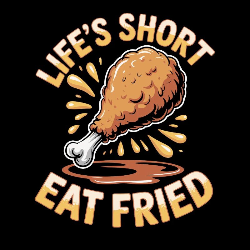 Lifeshort Chicken Lover Fried Food