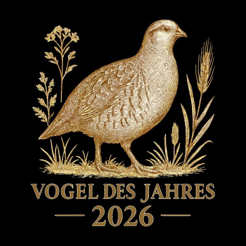 Perdrix noble – Oiseau de l’année 2026 Nature Motif