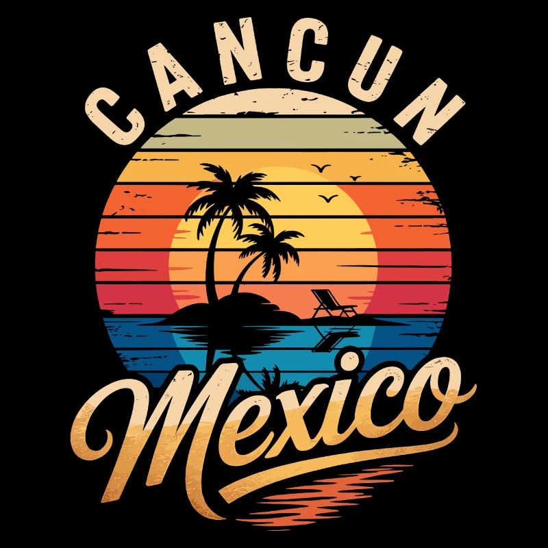 Cancun Rétro Plage Soleil