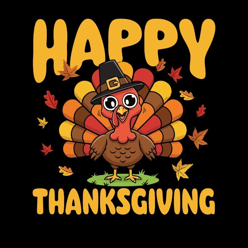 Frohes Thanksgiving Herbst Erntemischung