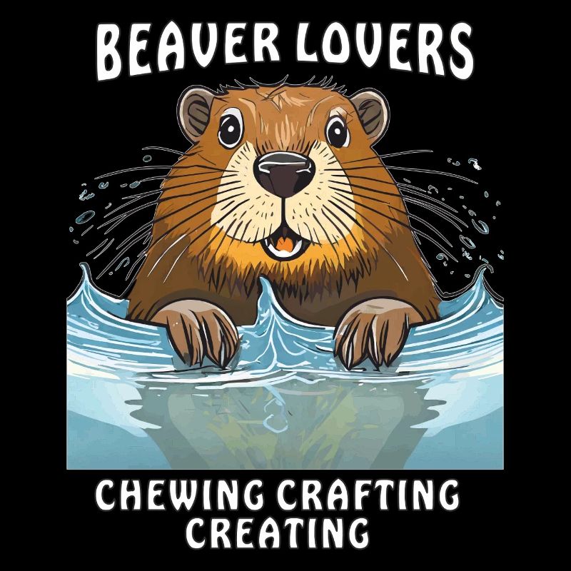 BEAVER LOVERS CHEWING CRAFTING CREATING