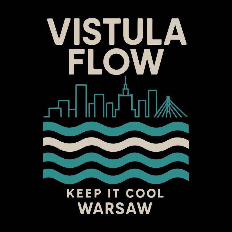 Vistule Flow Warsaw Skyline Design