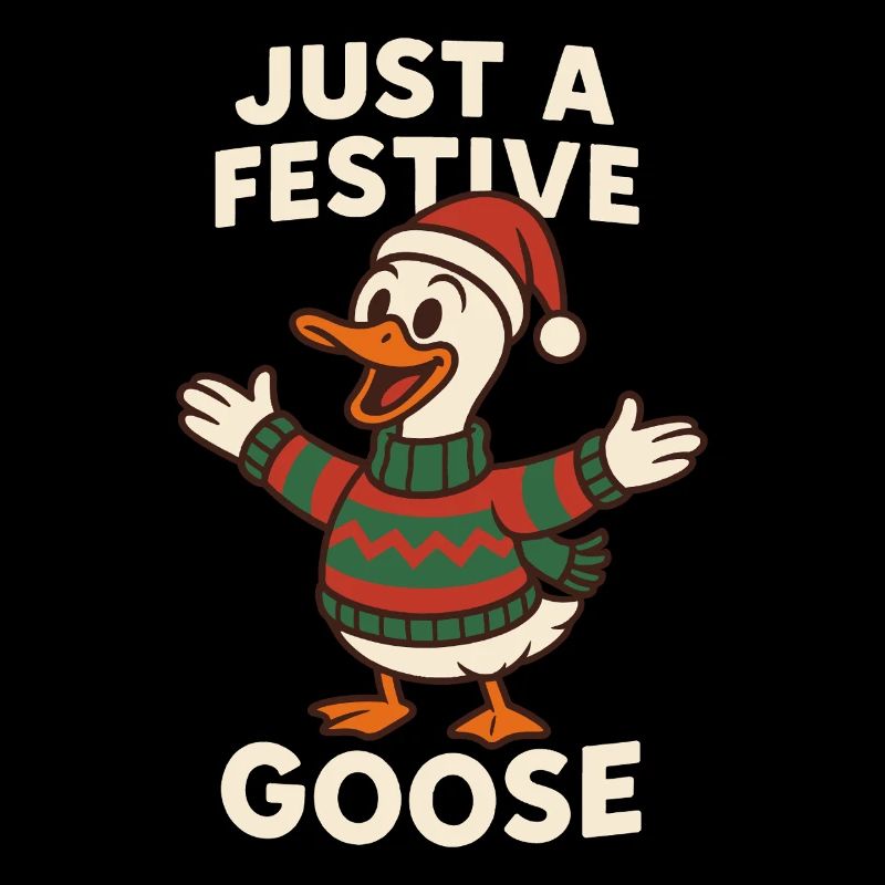 Nur eine festliche Weihnachtsgans