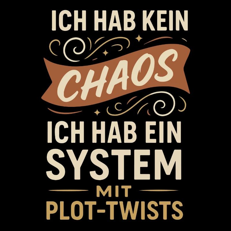 No Chaos – A System with Plot Twists Saying
