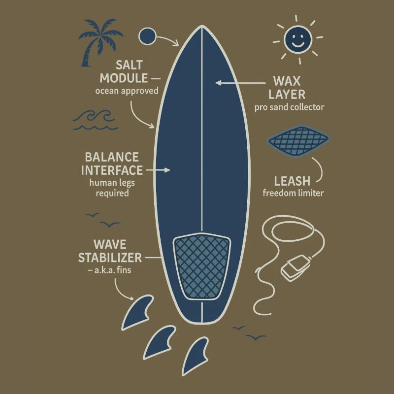 Plan de planche de surf