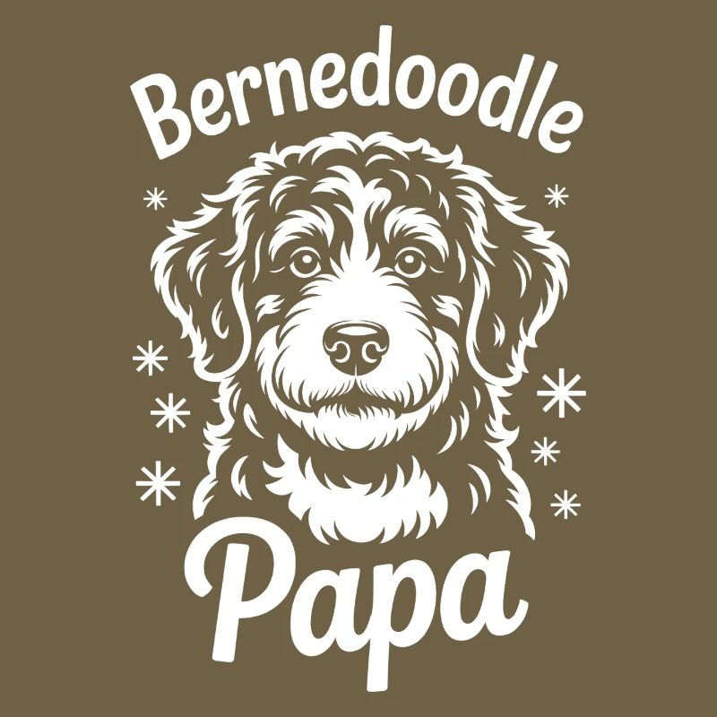 Bernedoodle Spruch Papa Witz Bernedoodle Geschenk