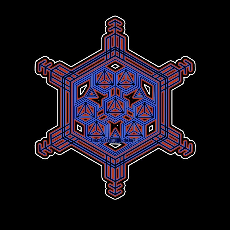 Fractal Evolution Experience Star Hexagon Pattern