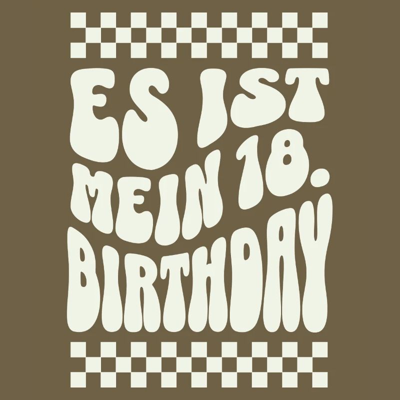 C’est mon 18e anniversaire Retro Design