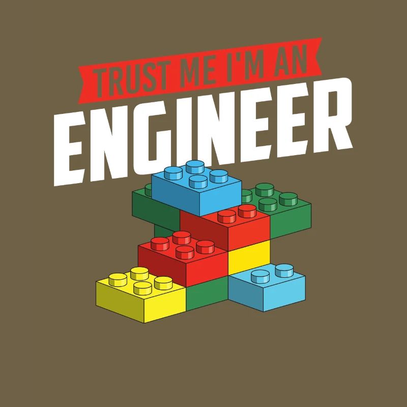 Glaub mir, ich bin ein Ingenieur Brick Builder Block Build