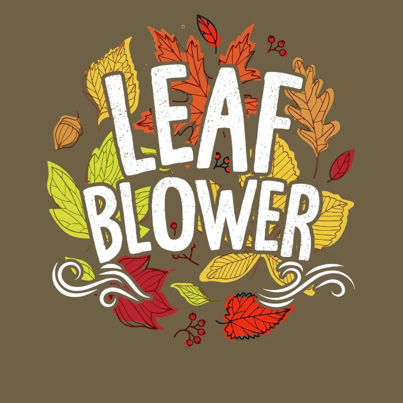 Funny Leaf Blower Fall Costume Couple Matching