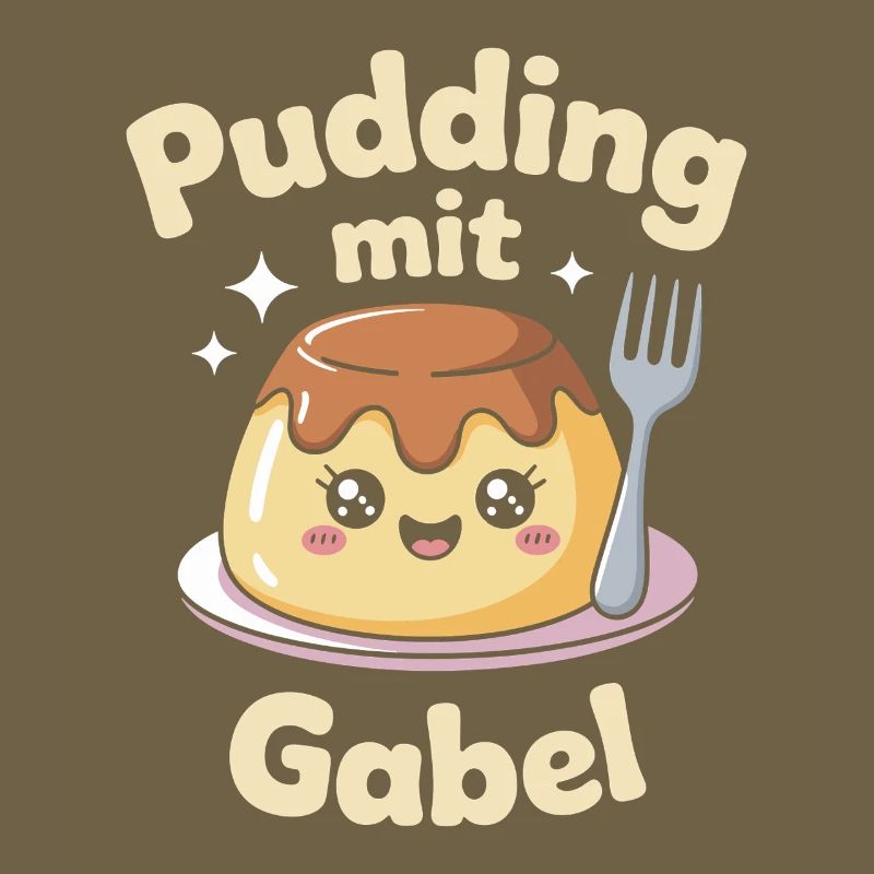Pudding Mit Gabel