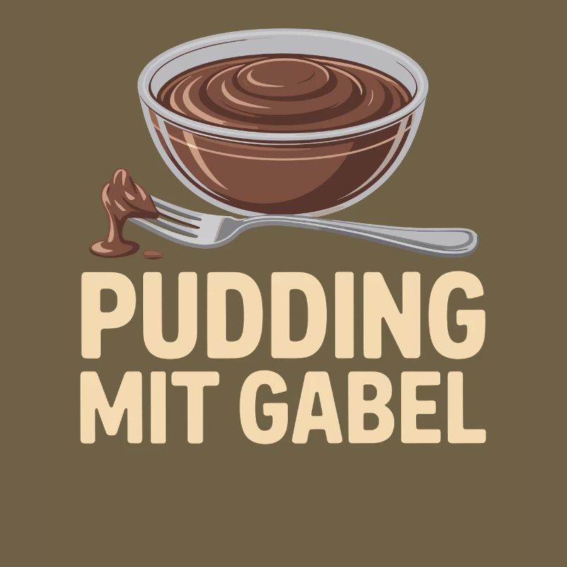 Pudding Mit Gabel