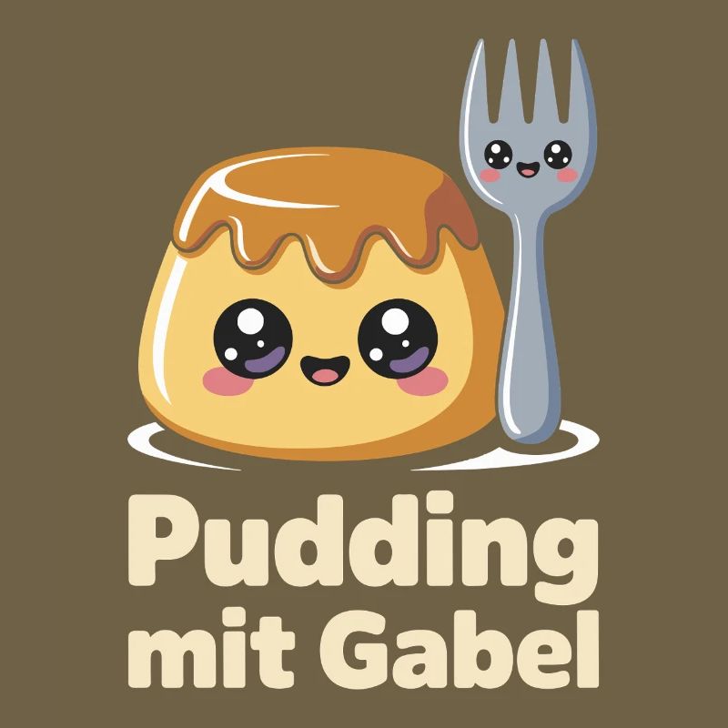 Pudding Mit Gabel