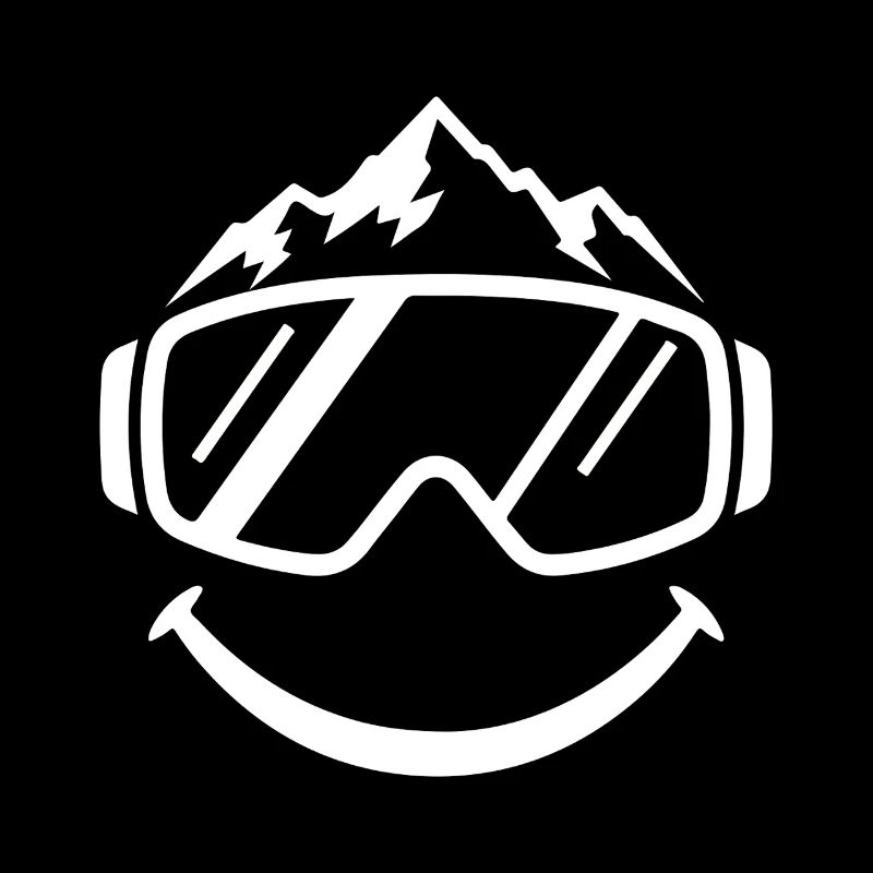 Funny Face Apres Ski Party Crew Snow Skiing Ski